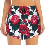 emily in paris season 5 lily collins Red Rose Shorts
