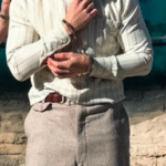 Dead Man’s Wire Dacre Montgomery Striped Shirt