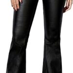 Erin Andrews Leather Black Pant