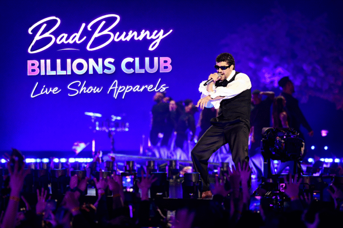 Bad Bunny Billions Club Live Show Apparels
