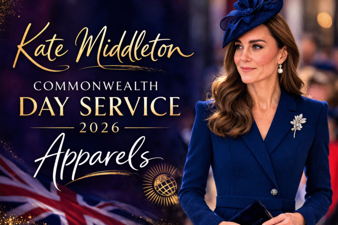 Kate Middleton Commonwealth Day Service 2026 Apparels