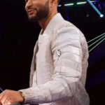 The Voice 2026 John Legend Crocodile Leather Jacket