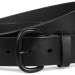 Melania Trump Pinstripe Suit Leather Belt