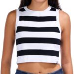 Voicemails for Isabelle Striped Knit Tank Top
