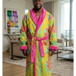 72 Hours 2026 Kevin Hart Multicolor Baroque Bathrobe