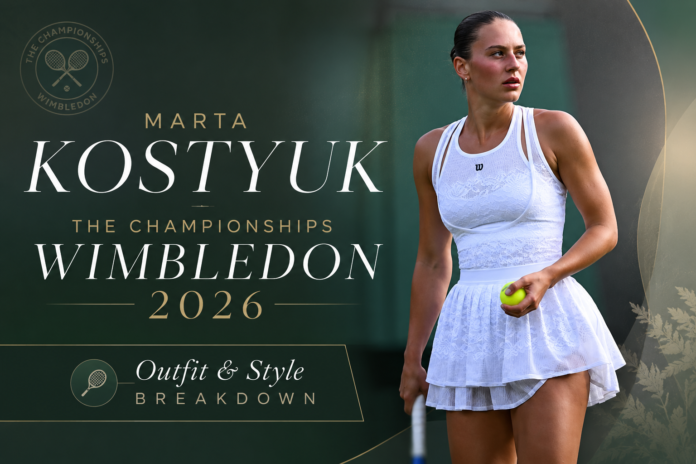 Marta Kostyuk The Championships Wimbledon 2026 Dress & Style Breakdown