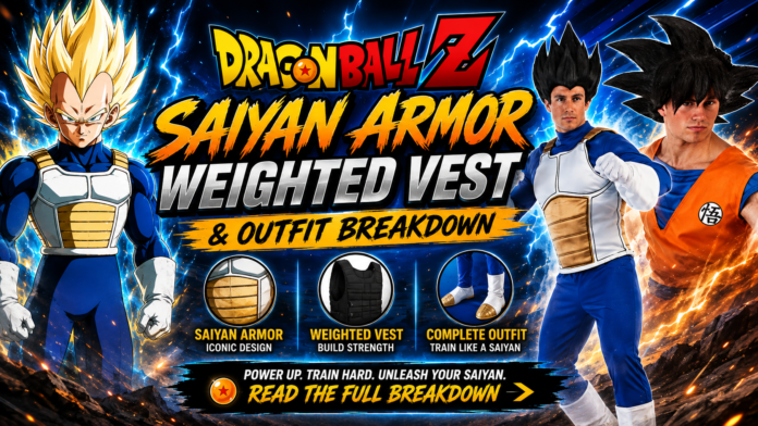 Dragon Ball Z Saiyan Armor Weighted Vest & Outfit Breakdown