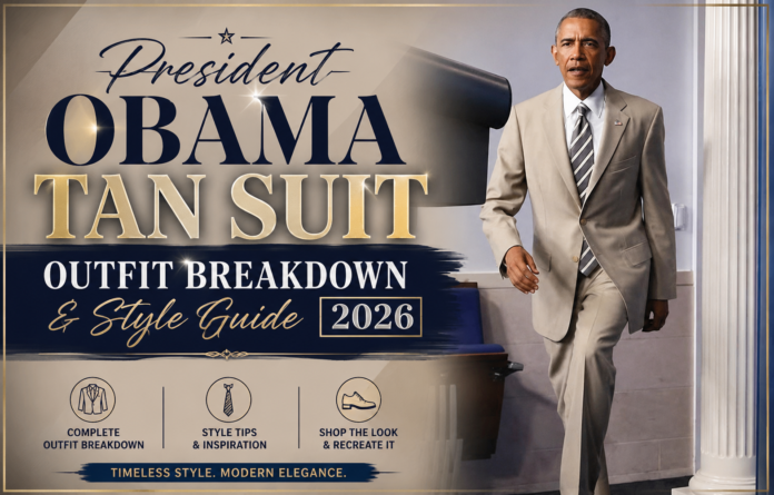 President Obama Tan Suit Outfit Breakdown & Style Guide 2026