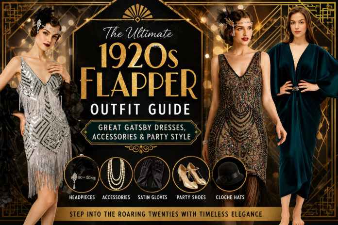 The Ultimate 1920s Flapper Outfit Guide Great Gatsby Dresses, Accessories & Party Style