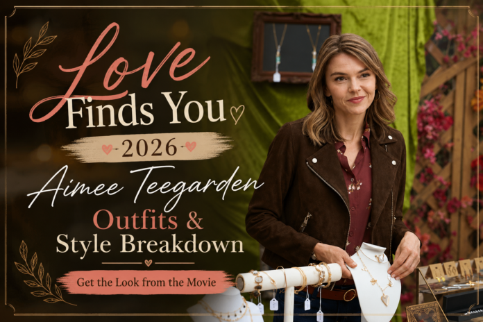 Love Finds You 2026 Aimee Teegarden Outfits & Style Breakdown