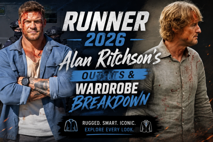 Runner 2026 Alan Ritchson’s Outfits & Wardrobe Breakdown