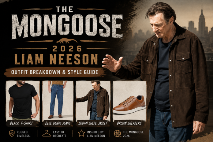 The Mongoose 2026 Liam Neeson Outfit Breakdown & Style Guide