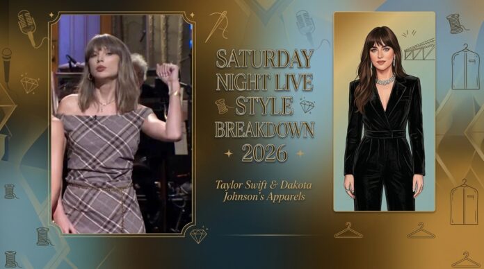 Saturday Night Live Style Breakdown 2026 Taylor Swift & Dakota Johnson’s Apparels