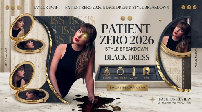 Taylor Swift Patient Zero 2026 Black Dress & Style Breakdown
